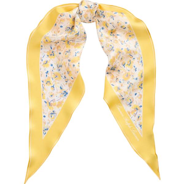 foulard Lauren giallo a fiori