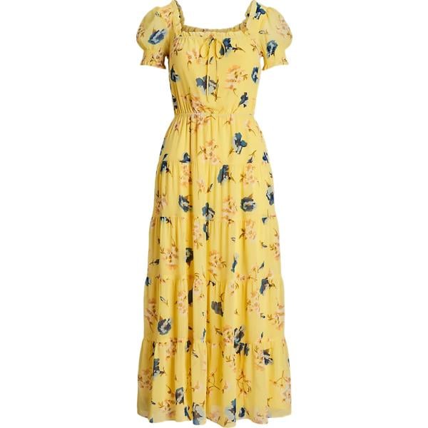 vestiti Lauren giallo a fiori