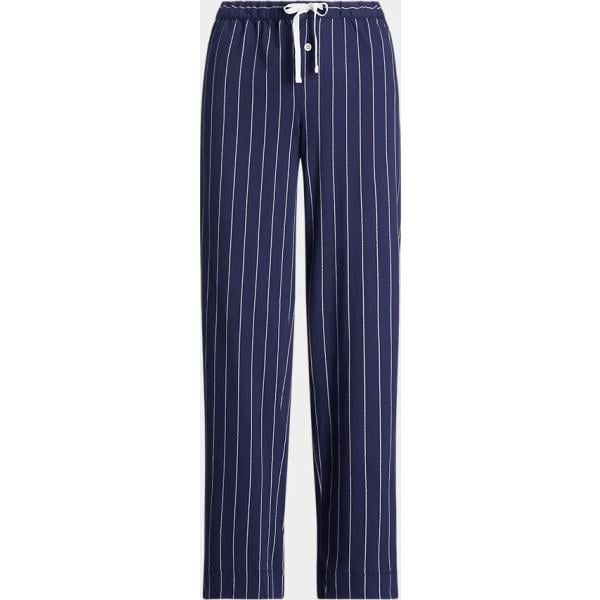 pantaloni Lauren blu a righe