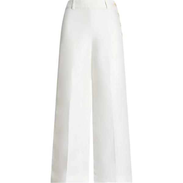 pantaloni Lauren bianco