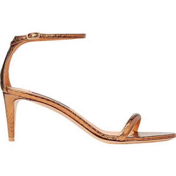 sandali col tacco Collection marrone serpente