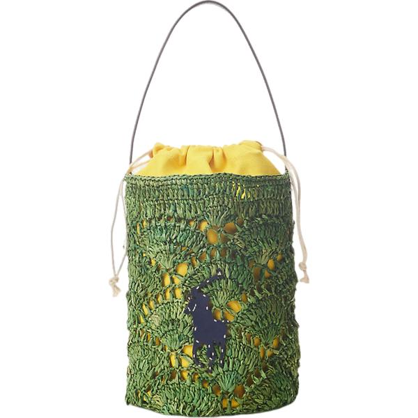 borse a secchiello Polo Ralph Lauren verde