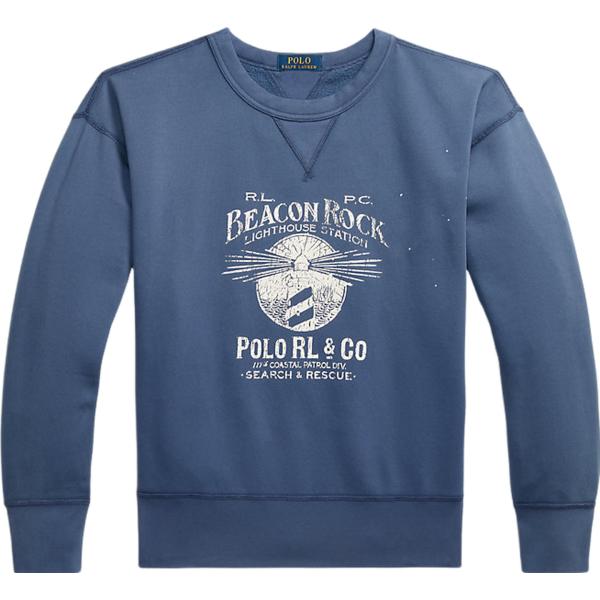 felpe Polo Ralph Lauren blu con stampe