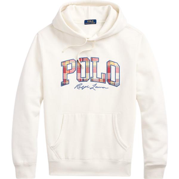 felpe con cappuccio Polo Ralph Lauren bianco scozzese
