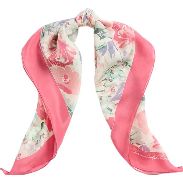 foulard Lauren rosa a fiori