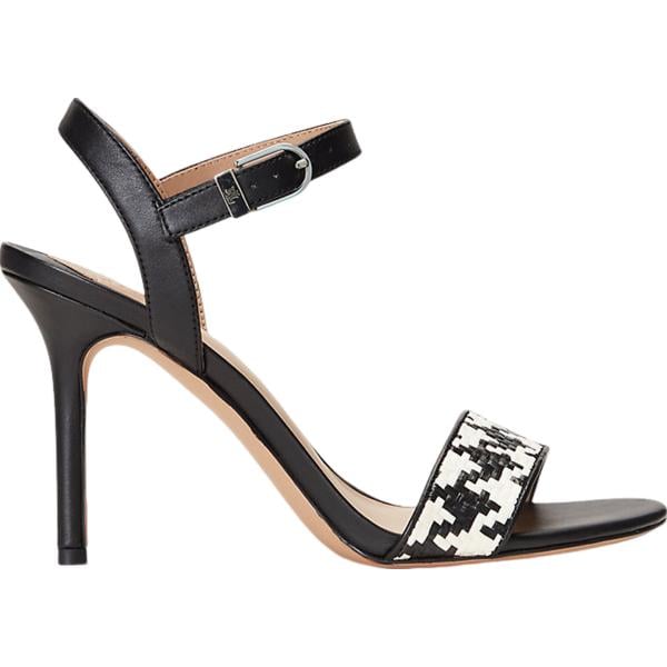 sandali in pelle Lauren pied de poule