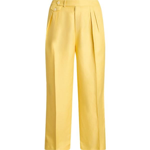 pantaloni Lauren Curve giallo