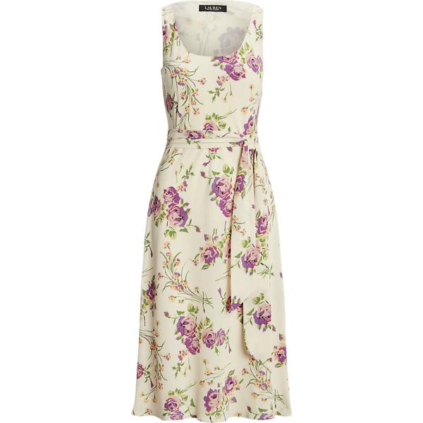 vestiti senza maniche Lauren bianco a fiori