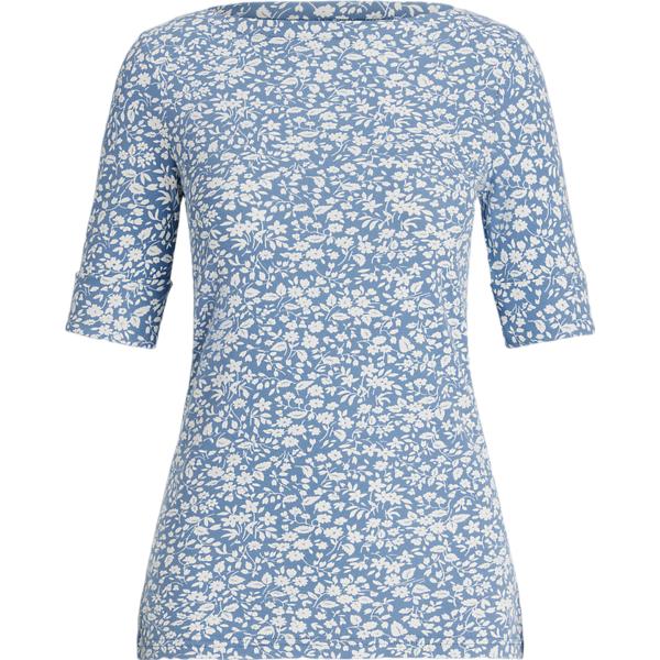 maglieria Lauren blu a fiori