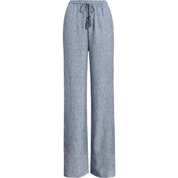 pantaloni Lauren grigio a righe