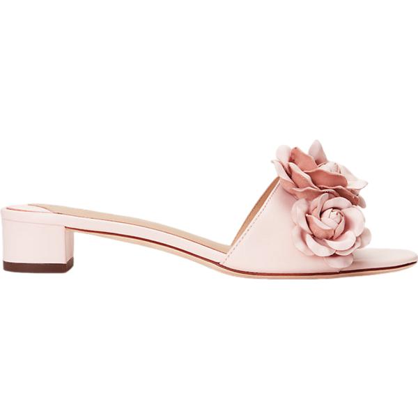 sandali in pelle Lauren rosa a fiori