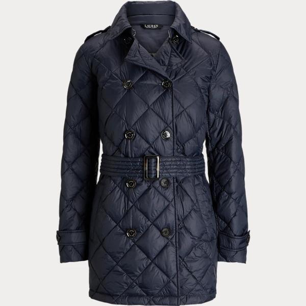 trench Lauren blu