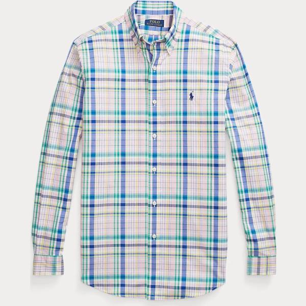 camicie Polo Ralph Lauren grigio scozzese