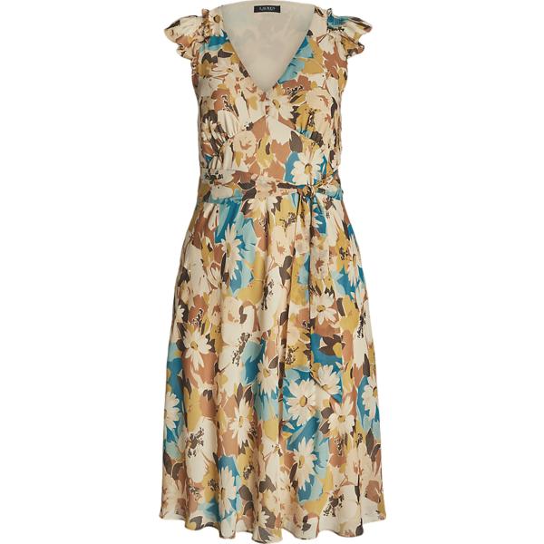 vestiti Lauren Curve marrone a fiori