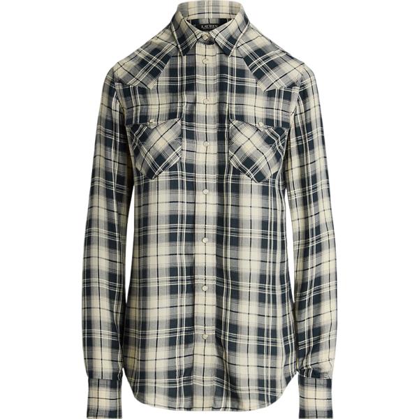 camicie Lauren grigio scozzese