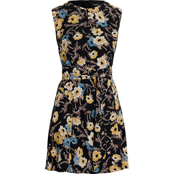 vestiti Lauren nero a fiori