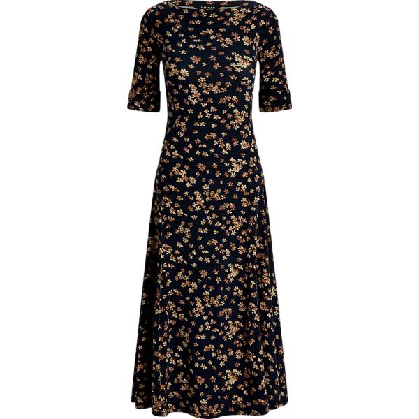 vestiti Lauren nero a fiori