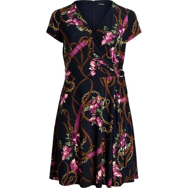 vestiti midi/longuette Lauren Curve nero con stampe