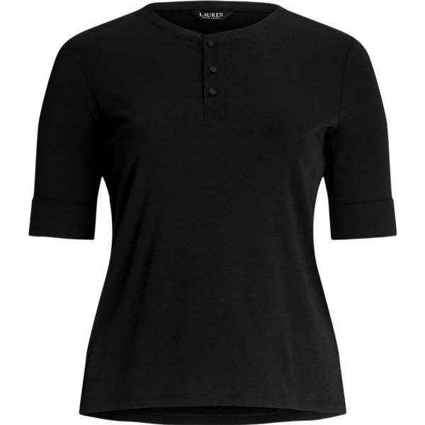 t-shirt Lauren Curve nero