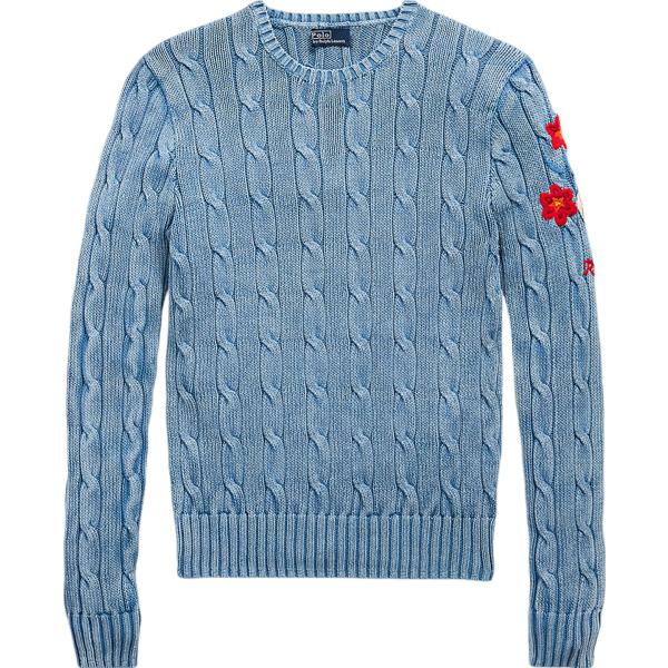 maglieria Polo Ralph Lauren blu a fiori