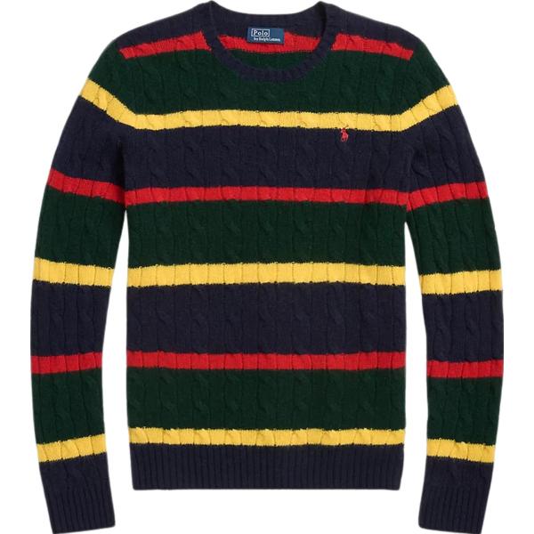 maglieria Polo Ralph Lauren blu a righe