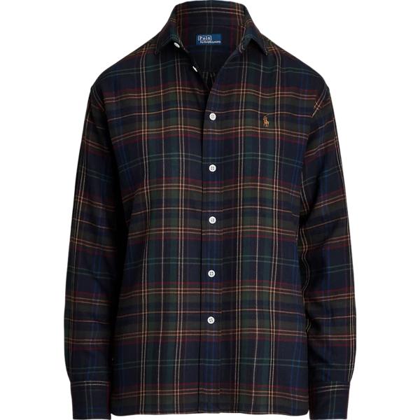 camicie Polo Ralph Lauren nero scozzese