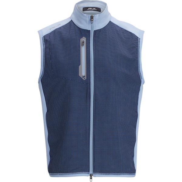 gilet Rlx blu con stampe
