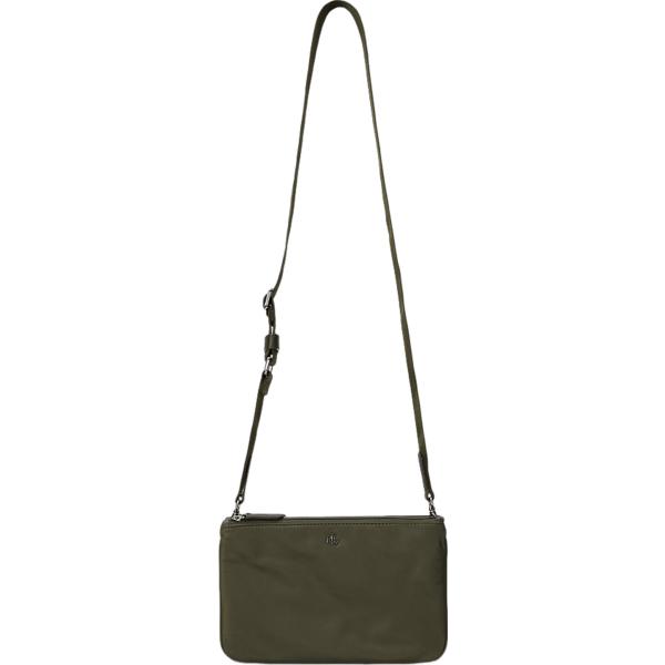 borse a tracolla Lauren verde con stampe