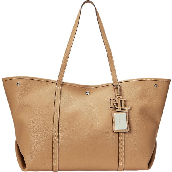 borse tote Lauren marrone