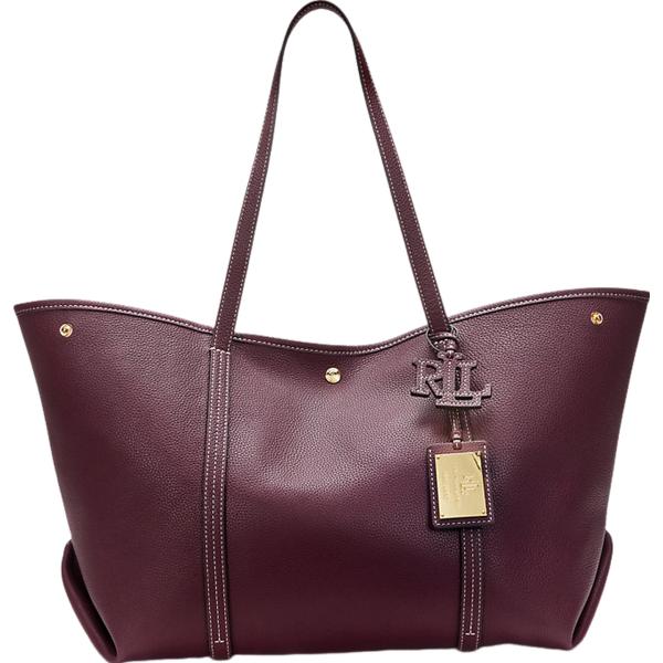 borse tote Lauren marrone