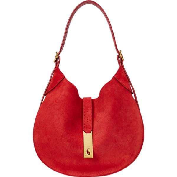 borse a spalla Polo Ralph Lauren rosso