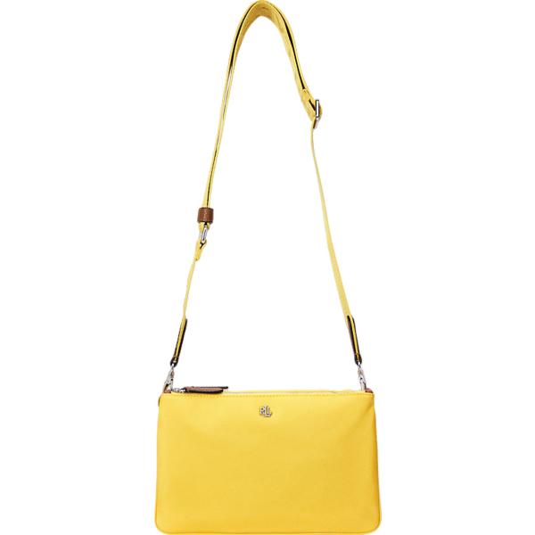borse a tracolla Lauren giallo con stampe