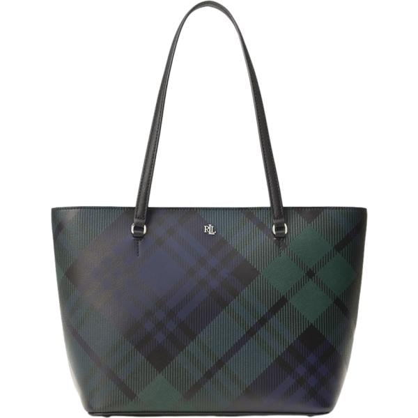 borse tote Lauren grigio pied de poule