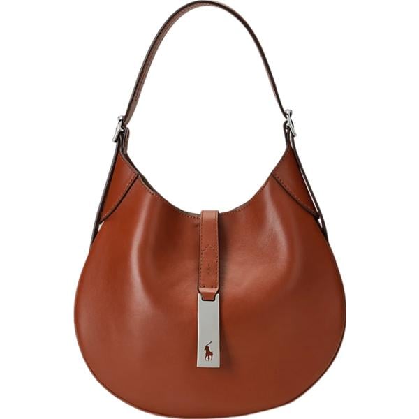 borse a spalla Polo Ralph Lauren marrone