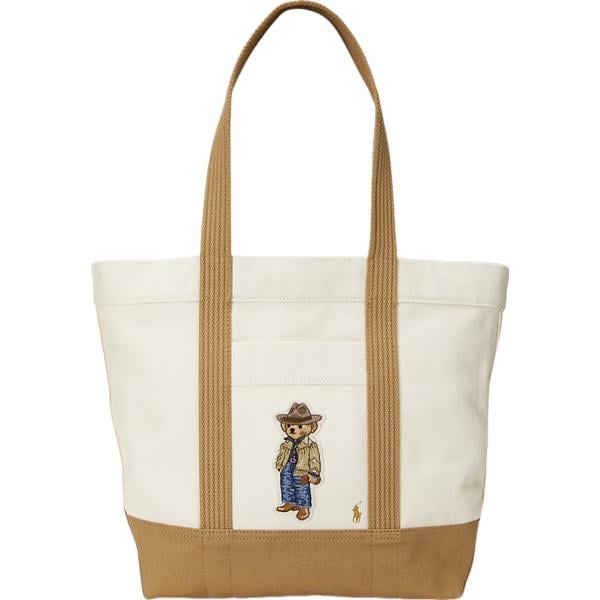 borse tote Polo Ralph Lauren bianco