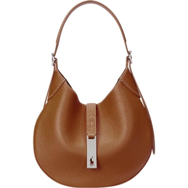 borse a spalla Polo Ralph Lauren marrone