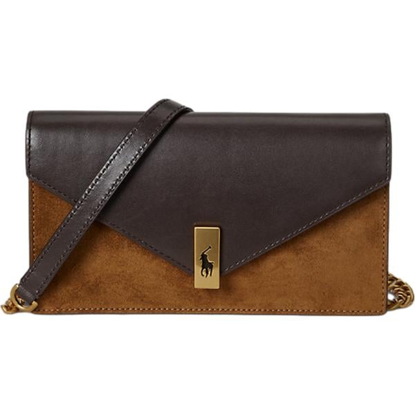 clutch Polo Ralph Lauren marrone