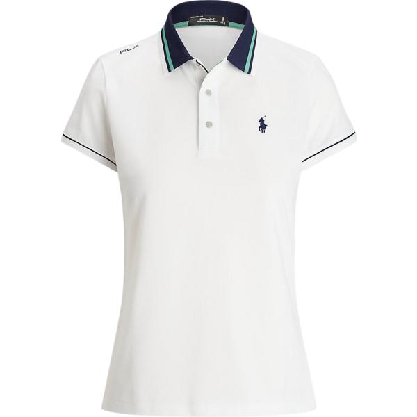 polo Rlx bianco a righe