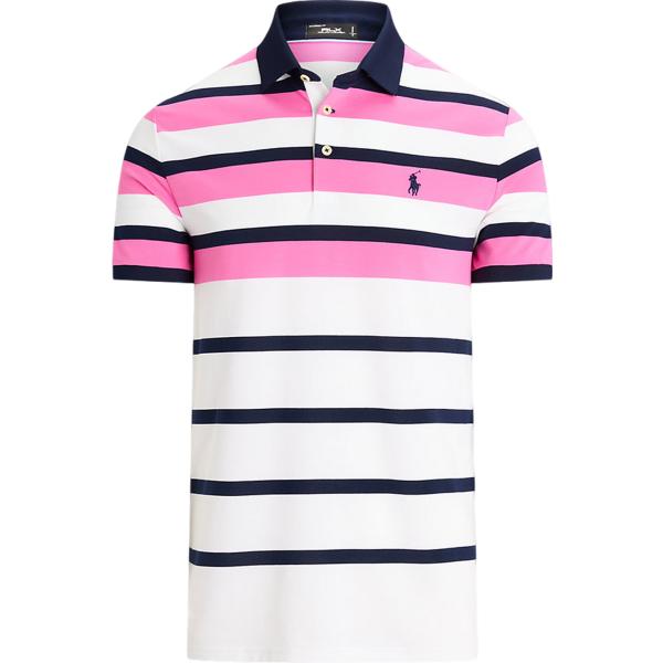 polo Rlx bianco a righe