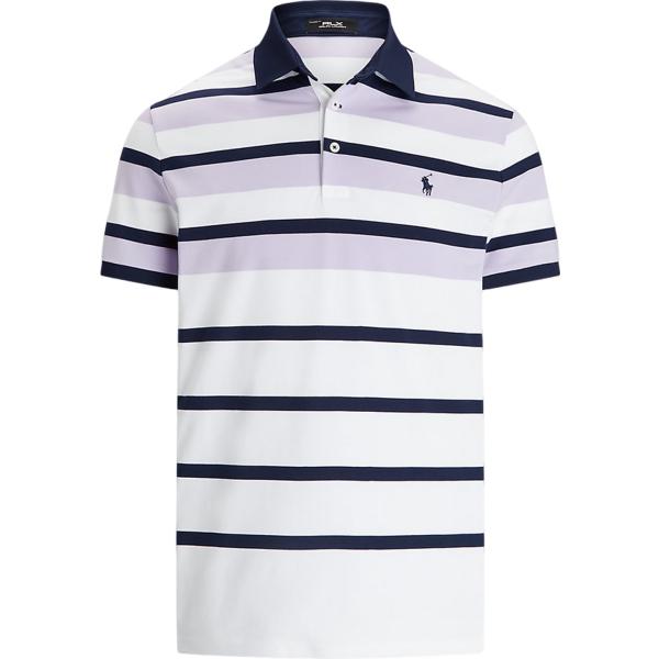 polo Rlx bianco a righe
