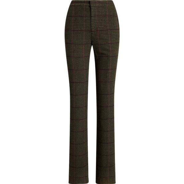pantaloni Lauren marrone a quadri