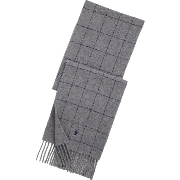 sciarpe Polo Ralph Lauren grigio scozzese