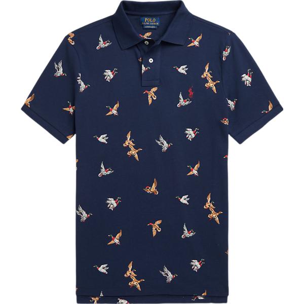 polo Polo Ralph Lauren blu con stampe