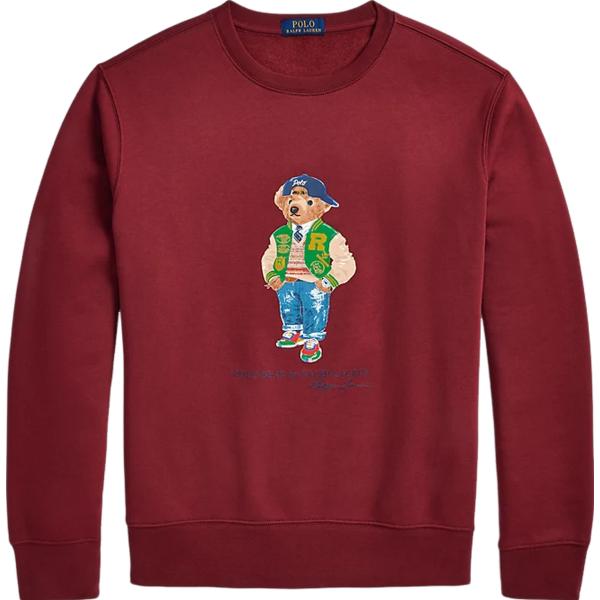felpe Polo Ralph Lauren rosso con stampe