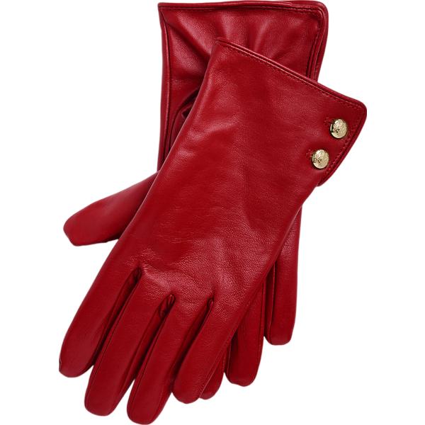 guanti Lauren rosso