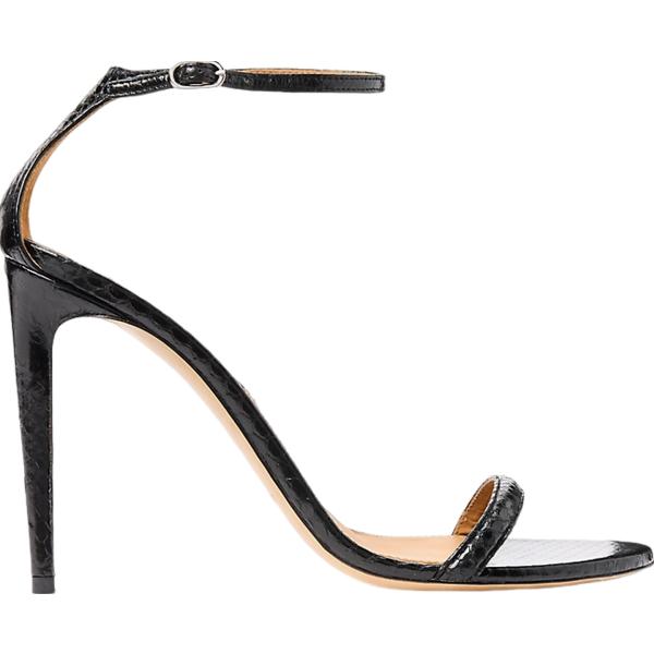 sandali in pelle Collection nero serpente