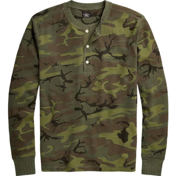 t-shirt Rrl verde military