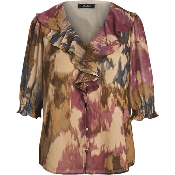 bluse Lauren marrone a fiori