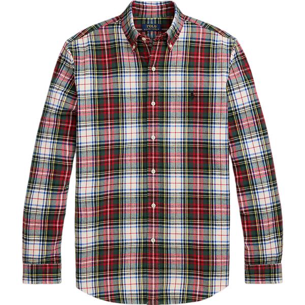 camicie Polo Ralph Lauren grigio scozzese
