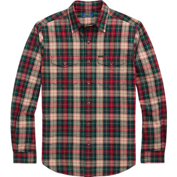 camicie Polo Ralph Lauren marrone